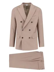 Костюм с двубортным пиджаком Boglioli, нейтральный