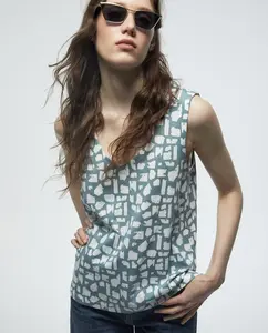 Майка без рукавов Sfera, зеленый