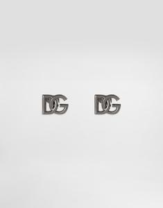 Серьга-гвоздик с логотипом DG DOLCE & GABBANA, красный