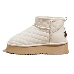 Тёплые короткие зимние сапоги SNOWELF, чёрные