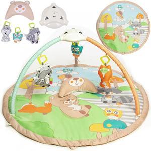 Развивающий коврик для малышей XXL с проектором и мелодиями 110х110 см. Sun Baby