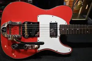 Fender Custom Shop LTD Cunife Telecaster Custom - Стареющая Fiesta Red №4185