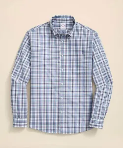 Рубашка из хлопкового поплина с сезонным узором на пятницу.