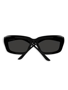 Солнцезащитные очки в угловатой оправе Balenciaga Eyewear, черный