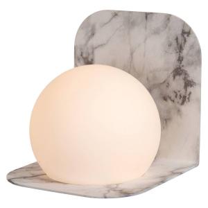 Настенный светильник Lucide Davy, опаловое стекло - серое