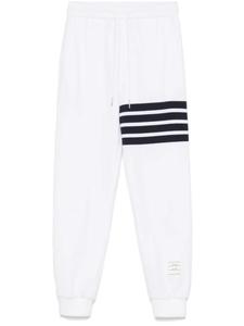Thom Browne спортивные брюки с полосками 4-Bar, белый