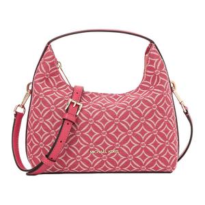 Джаккардовая ткань, кроссбоди, через плечо, женская сумка, маленькая, светло-ягодный розовый MICHAEL KORS, Set (Bag+Dust Bag)