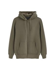Толстовка с капюшоном на молнии Polo Club, оливковый