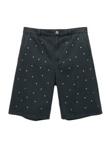 Джинсовые шорты Pull&Bear Loose fit Jeans, темно-синий