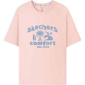 Футболка Unisex Quick Dry Skechers, pearl powder/03ba