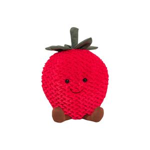 Креативная имитация плюшевая игрушка овечка с клубникой высота 16см/20см/23см/33см Dolls and bears dance