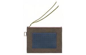 HERMES Женская мультиколор клатч из фетра