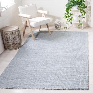 Ковер SAFAVIEH, 183 x 275 см, - коллекция Natural Fiber - Light Grey, ручной работы из джута, в стиле Farmhouse, с массивной текстурой и толстым ворсом (NF747F)