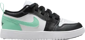 Кроссовки Air Jordan 1 Low ALT PS 'Green Glow', зеленый