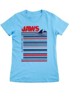 Футболка Jaws Barcode Girly Tee синего цвета Jaws