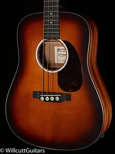 Бас-гитара Martin D Jr-10E Satin Sitka/Sapele Burst (332)
