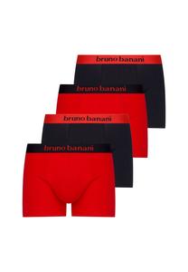 Шорты/брюки в стиле ретро, ​​набор из 4 струящихся предметов Bruno banani, цвет Rot / Schwarz