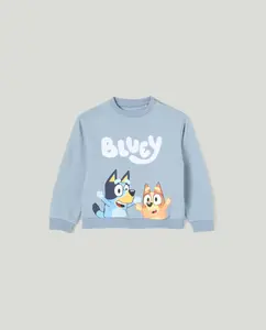 Детская толстовка с принтом Bluey Baby El Corte Inglés, синий