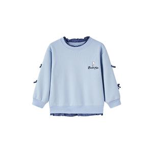 Детский свитер с круглым вырезом, средней жесткости Disney, синий