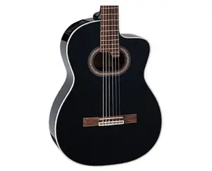 Классическая гитара Takamine GC6CEBLK A/E с вырезом - черная