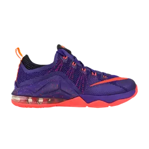 Кроссовки Nike Lebron 12 Low GS, фиолетовый