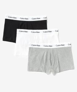 (M) Боксеры Calvin Klein (3 шт.) - Хлопковые трусы с низкой посадкой Calvin Klein Underwear U2664