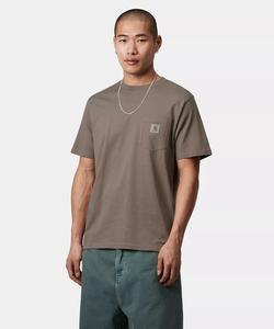 Футболка с коротким рукавом и нагрудным карманом Carhartt WIP, светло-коричневый