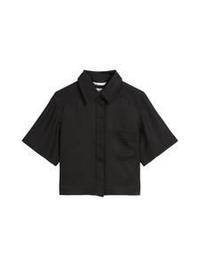 Свободная блузка с короткими рукавами черного цвета Marc O'Polo