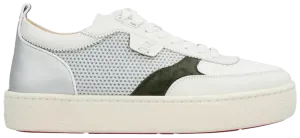 Кроссовки Christian Louboutin Happyrui Flat 'White Green', белый