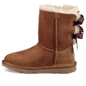 Зимние ботинки UGG Bailey Bow II Kids, коричневый