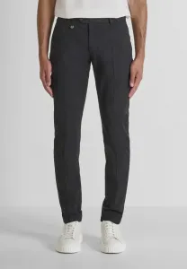 Брюки bryan с микроузором, окрашенные методом крашения одежды. Antony Morato, Black