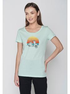 Футболка Lifestyle Scooter весенне-зеленого цвета GreenBomb