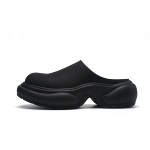 Мужские сандалии с закрытым носком, устойчивые к истиранию CHAOSHU, Black