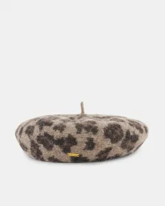 Берет с животным принтом Tintoretto, коричневый