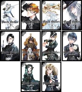 Black Butler Manga Set Vol 11-20 by Yana Toboso, Set of 10 Books (Yen Press)