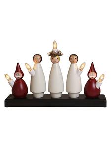 STAR Trading Светильник "Luciakör" в черно-белом исполнении - (Ш)33 x (В)22 x (Г)7 см