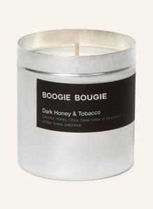 BOOGIE BOUGIE Ароматическая свеча Boogie Bougie DARK HONEY & TOBACCO, серебряный/черный