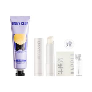 Бальзам для губ и крем для рук unny набор для ухода за телом с защитой от трещин 4г+58г UNNY CLUB, [Hand Cream Solo 58g+Shiro Lip Balm 4g]Complimentary Perfume Sample