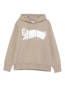 Худи с эффектом разбрызганной краски Études Studio, коричневый