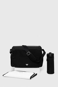 Сумка для коляски с пеленальным столиком Emporio Armani, черный