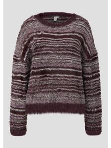 Вязаный свитер в цвете 49G0_bordeaux QS