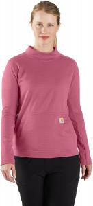 Женский пуловер Carhartt Women's 106453 Force с длинным рукавом и свободным кроем, Woodrose