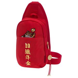 Сумка через плечо LiNing Sports Life Collection из полиэстера, унисекс, красная