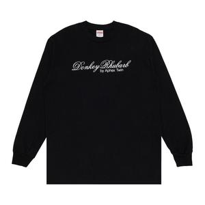Футболка Supreme x Aphex Twin Donkey Rhubarb Long-Sleeve Tee, Black