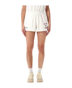 Шорты с эластичным поясом и логотипом Yankees Sporty & Rich, белый