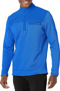 Толстовка Under Armour Drive Storm Sweaterfleece с молнией до середины груди, (400) Team Royal/White