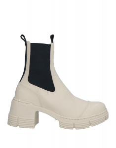 Ботильоны Ganni, молочный