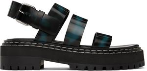 Черные сандалии с выступами Proenza Schouler