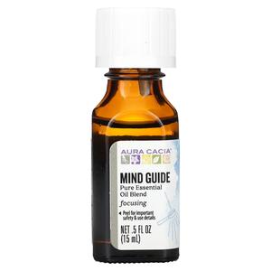 Смесь чистых эфирных масел Aura Cacia Mind Guide, 15 мл