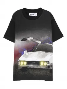 Футболка из органического хлопка с принтом машины Molo, черный